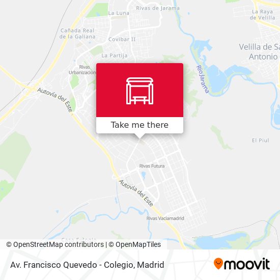 Av. Francisco Quevedo - Colegio map