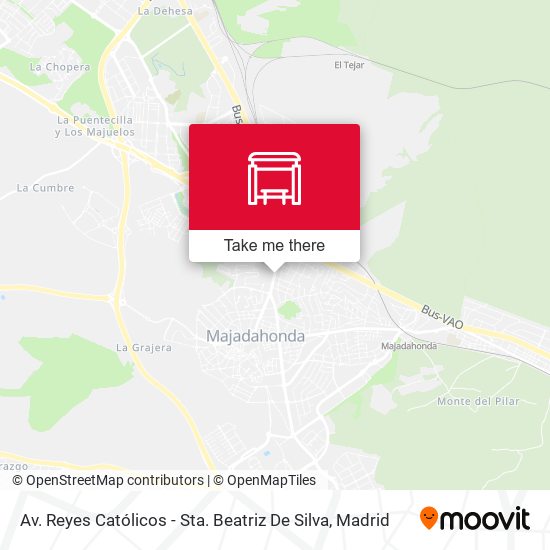 Av. Reyes Católicos - Sta. Beatriz De Silva map