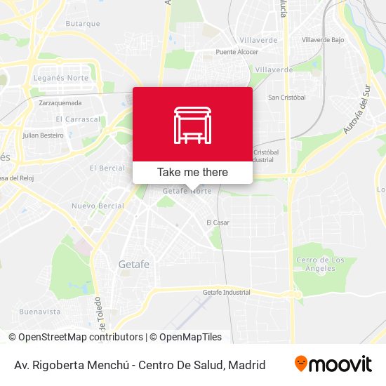 Av. Rigoberta Menchú - Centro De Salud map