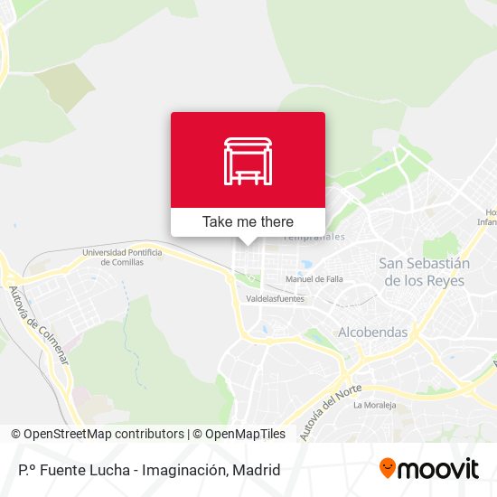 P.º Fuente Lucha - Imaginación map
