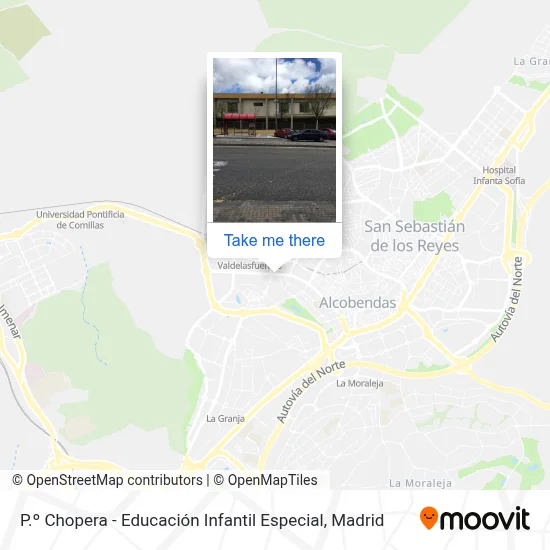 P.º Chopera - Educación Infantil Especial map