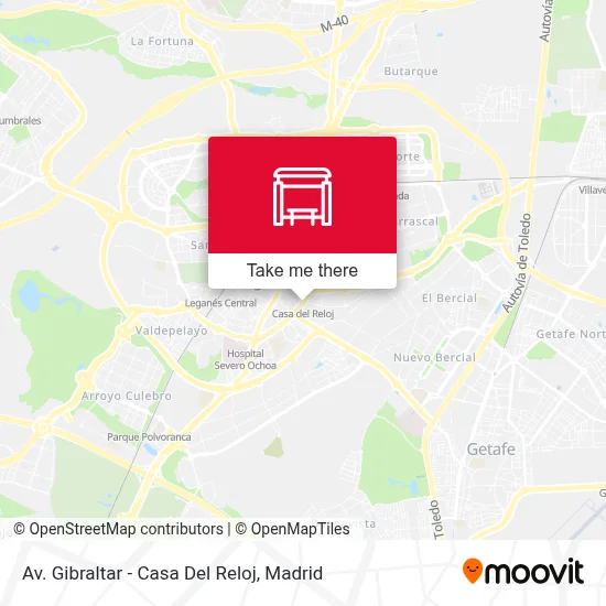 Av. Gibraltar - Casa Del Reloj map