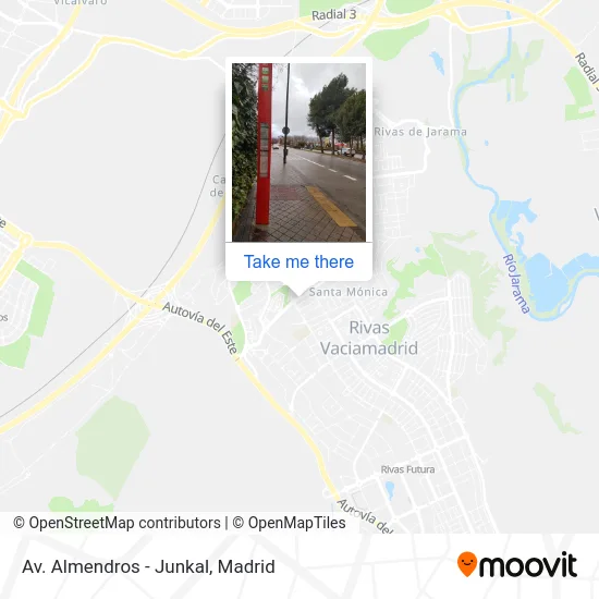 Av. Almendros - Junkal map