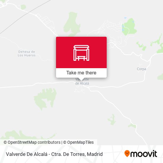 Valverde De Alcalá - Ctra. De Torres map