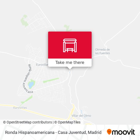 Ronda Hispanoamericana - Casa Juventud map
