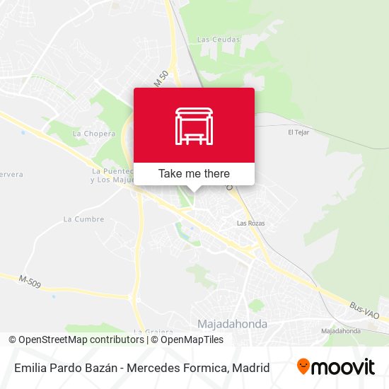 Emilia Pardo Bazán - Mercedes Formica map
