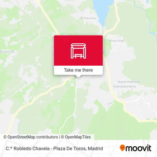 C.º Robledo Chavela - Plaza De Toros map