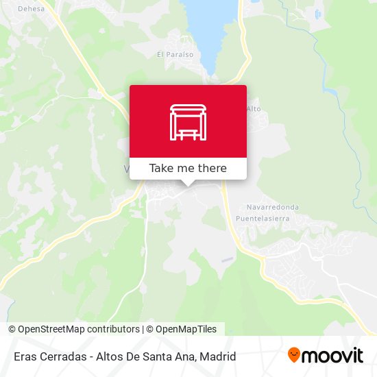 Eras Cerradas - Altos De Santa Ana map