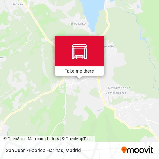 San Juan - Fábrica Harinas map