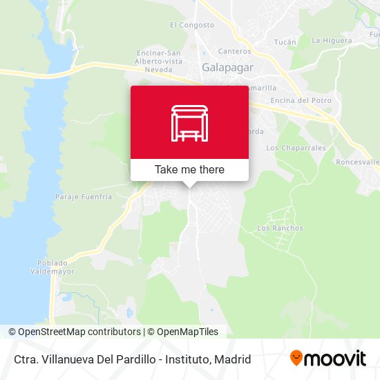 Ctra. Villanueva Del Pardillo - Instituto map