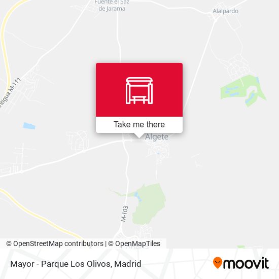 mapa Mayor - Parque Los Olivos