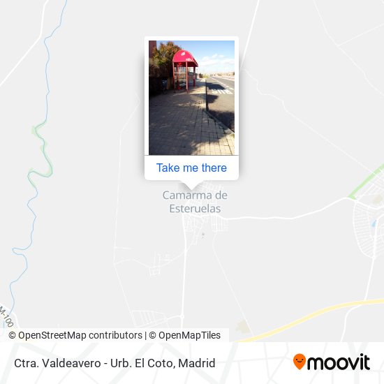 Ctra. Valdeavero - Urb. El Coto map