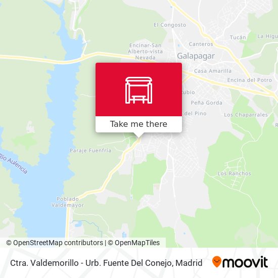 Ctra. Valdemorillo - Urb. Fuente Del Conejo map