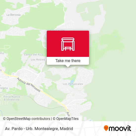 Av. Pardo - Urb. Montealegre map