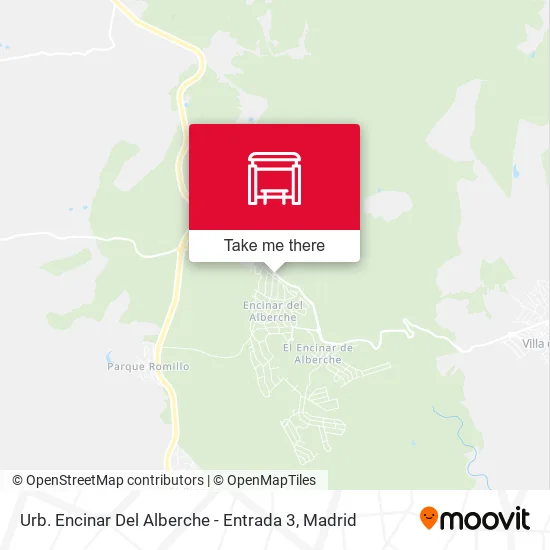 mapa Urb. Encinar Del Alberche - Entrada 3