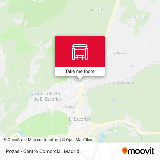 Pozas - Centro Comercial map