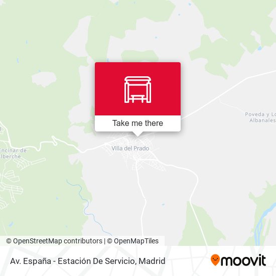 Av. España - Estación De Servicio map