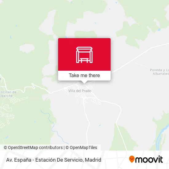 Av. España - Estación De Servicio map