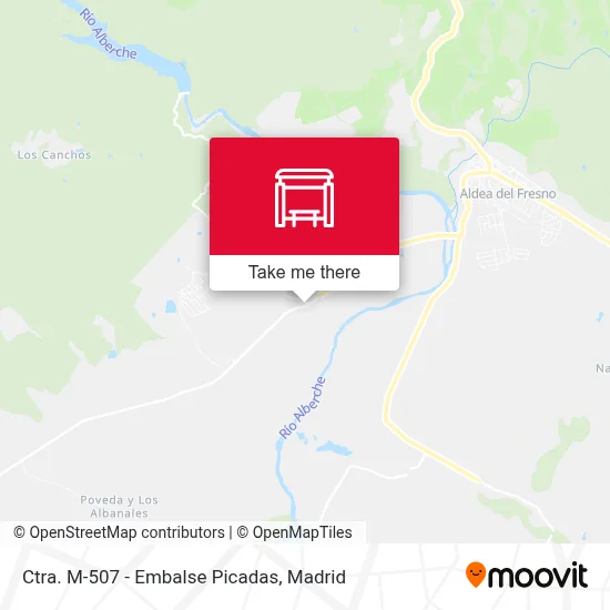 Ctra. M-507 - Embalse Picadas map
