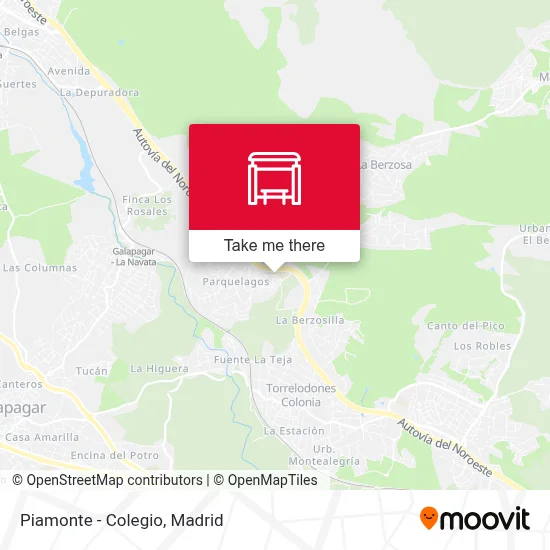 Piamonte - Colegio map