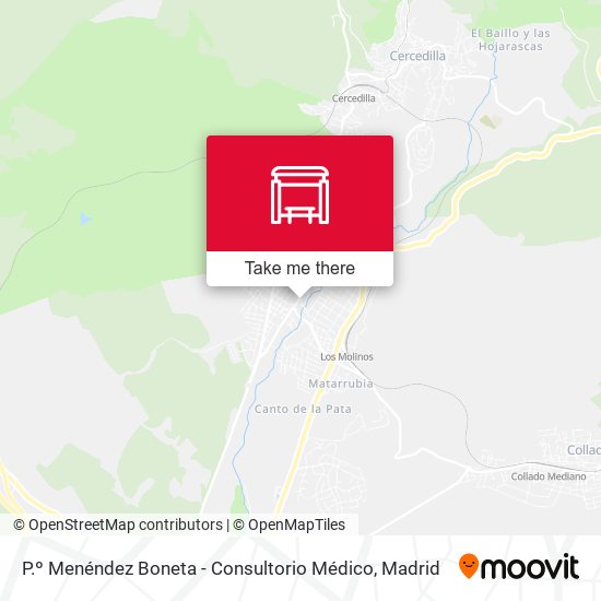 P.º Menéndez Boneta - Consultorio Médico map