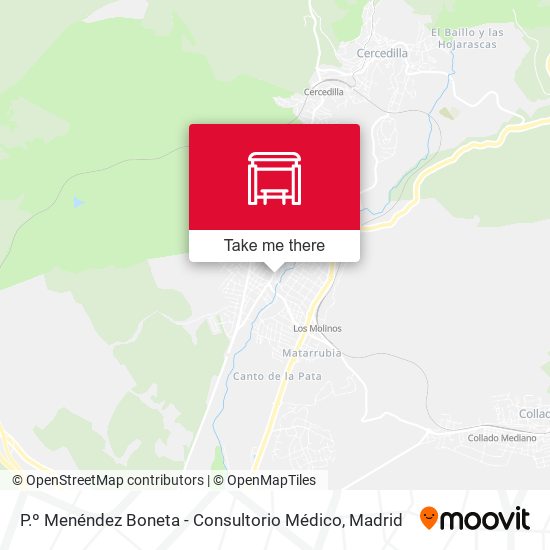 P.º Menéndez Boneta - Consultorio Médico map