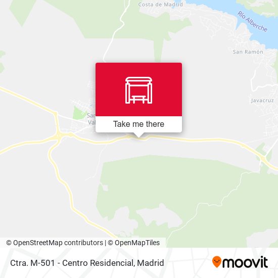 Ctra. M-501 - Centro Residencial map