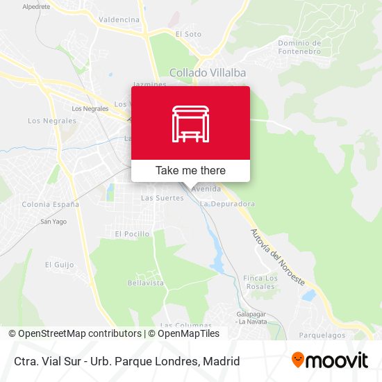 Ctra. Vial Sur - Urb. Parque Londres map