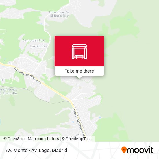 Av. Monte - Av. Lago map