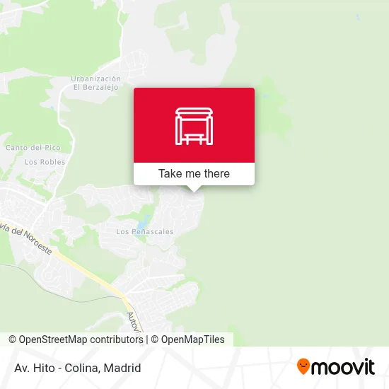 Av. Hito - Colina map