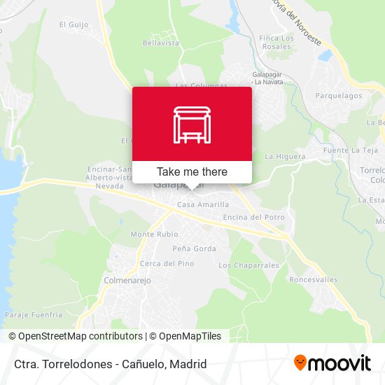 Ctra. Torrelodones - Cañuelo map