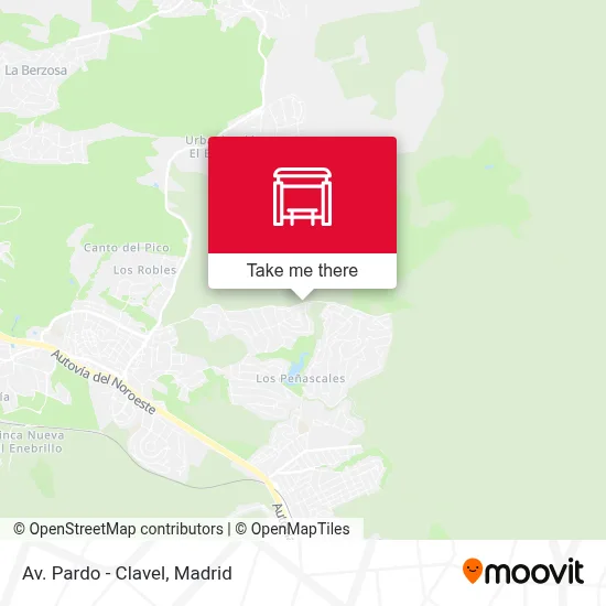 Av. Pardo - Clavel map