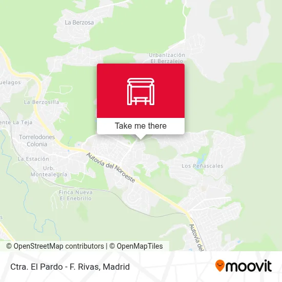 Ctra. El Pardo - F. Rivas map