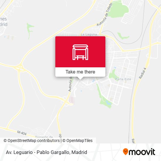 Av. Leguario - Pablo Gargallo map