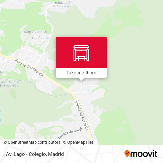 Av. Lago - Colegio map