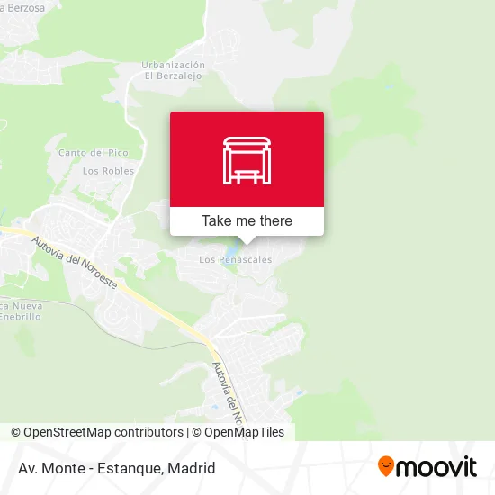 Av. Monte - Estanque map