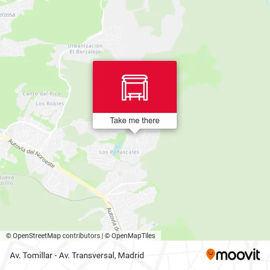 Av. Tomillar - Av. Transversal map