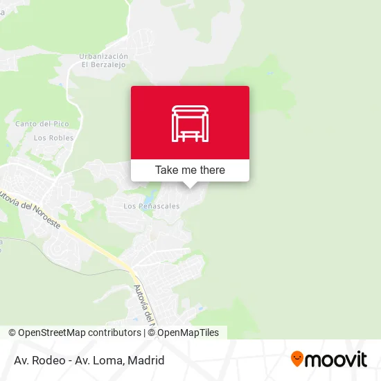 Av. Rodeo - Av. Loma map