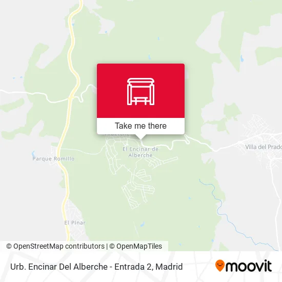 Urb. Encinar Del Alberche - Entrada 2 map