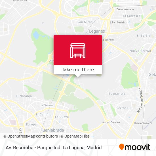 mapa Av. Recomba - Parque Ind. La Laguna