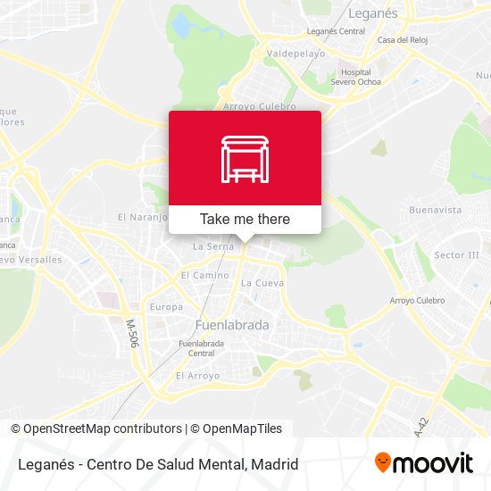 Leganés - Centro De Salud Mental map