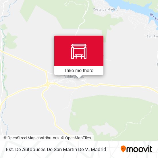 Est. De Autobuses De San Martín De V. map