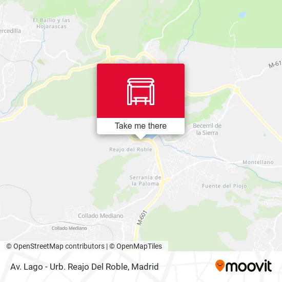 Av. Lago - Urb. Reajo Del Roble map
