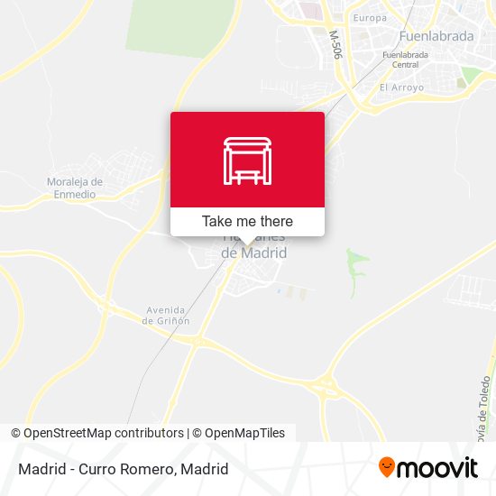 Madrid - Curro Romero map