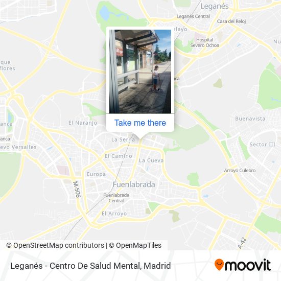 mapa Leganés - Centro De Salud Mental