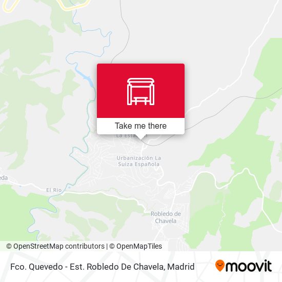 mapa Fco. Quevedo - Est. Robledo De Chavela