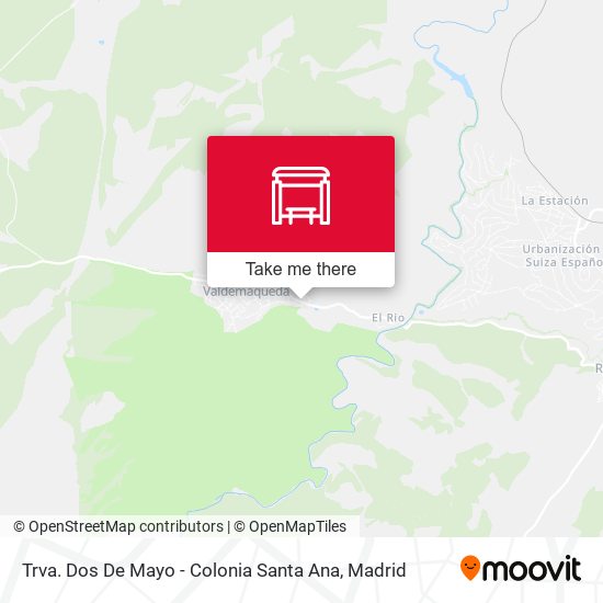 Trva. Dos De Mayo - Colonia Santa Ana map