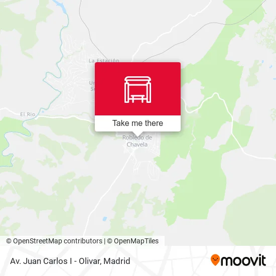 Av. Juan Carlos I - Olivar map