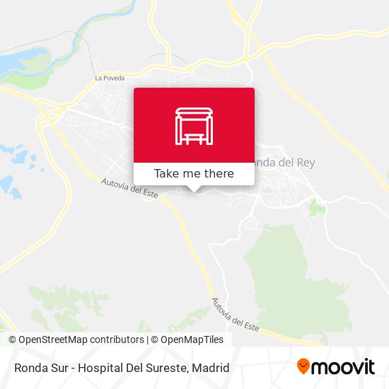 Ronda Sur - Hospital Del Sureste map