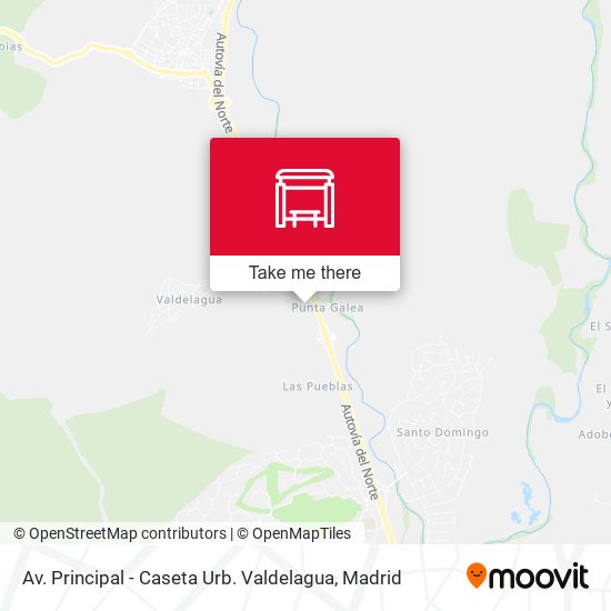 Av. Principal - Caseta Urb. Valdelagua map